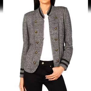 tommy hilfiger Marled Band Jacket Open Front Jacket Sz XL Unworn Condition